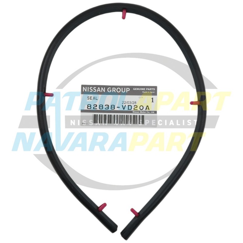 Genuine Nissan Patrol GU Y61 Right Hand Rear Door Seal Partition