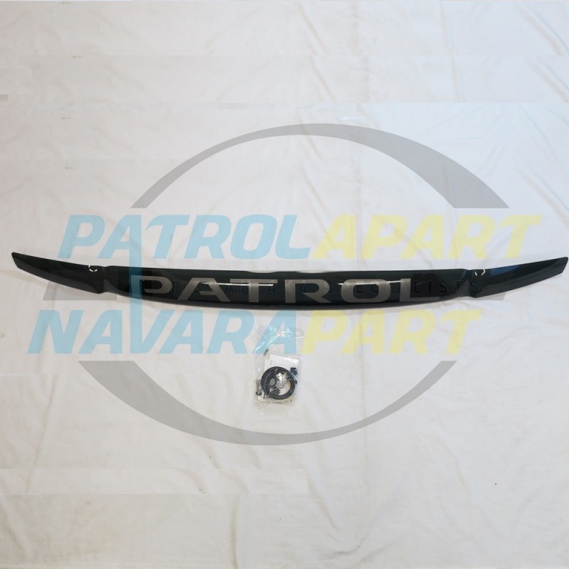Genuine Nissan Patrol Smoked Bonnet Protector Suit GU 1-3