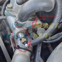 Nissan Patrol GQ GU TD42 Lower Thermostat Housing Adaptor 1/8 NPT