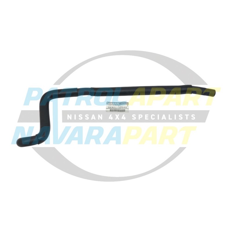 Genuine Nissan Patrol GU TD42TI Inlet Heater Hose to Thermostat