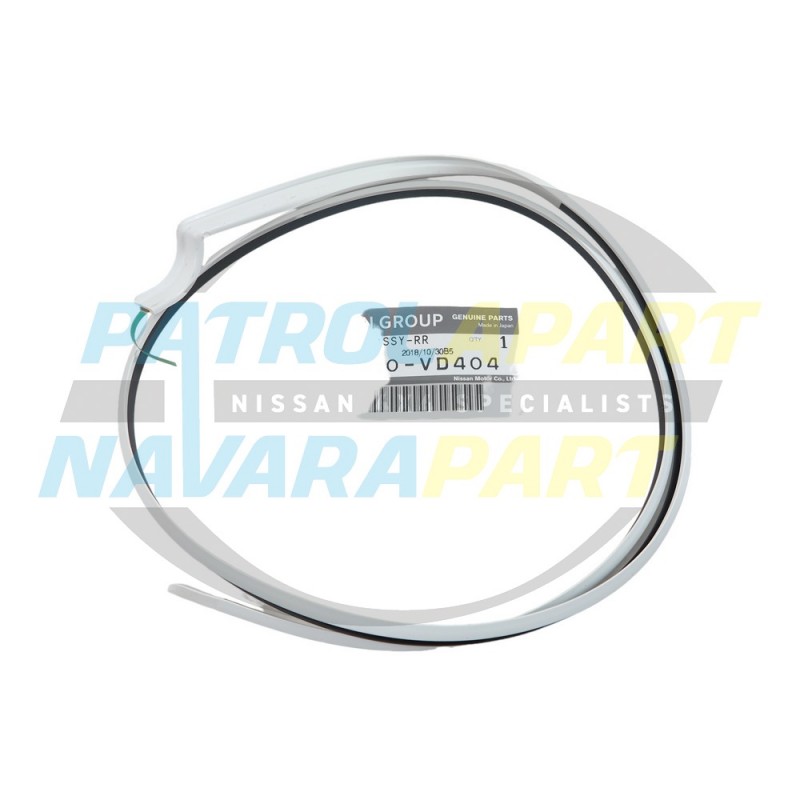 Genuine Nissan Patrol GU 4 RH Right Door Flare Seal QM1 QX1 WHITE