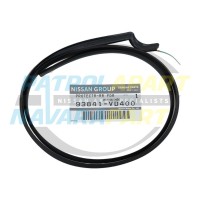 Genuine Nissan LHR Door Flare Seal Black - Nissan Patrol Y61 GU4 Series 4