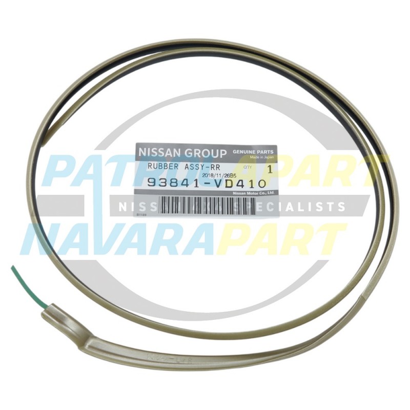 Genuine Nissan GU Patrol 4-9 LHR Left Door Flare Seal GOLD EY0