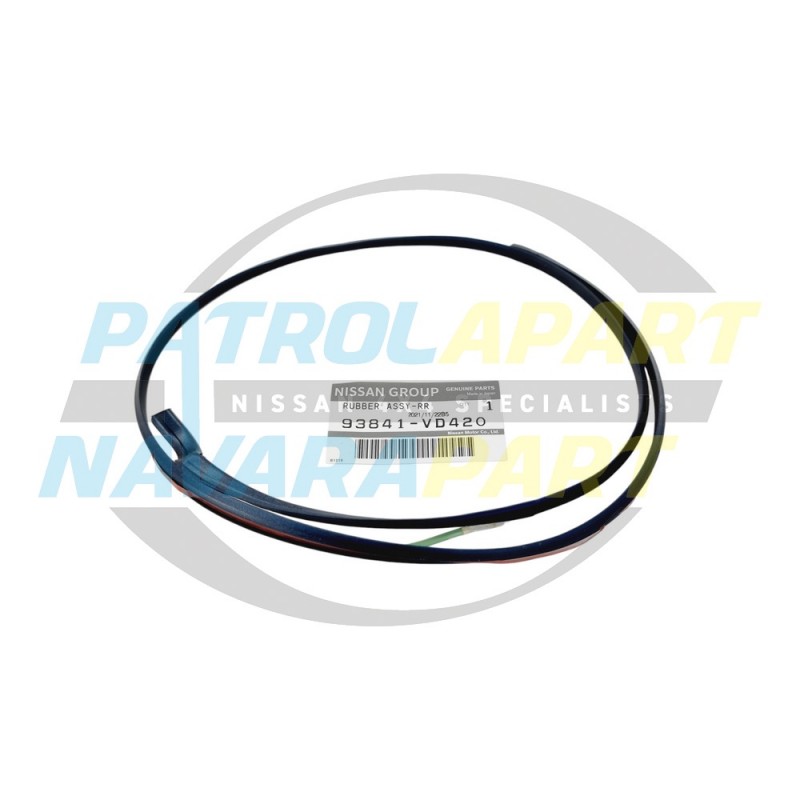 Genuine Nissan Patrol GU 4-9 LH Left Door Flare Seal Blue B31