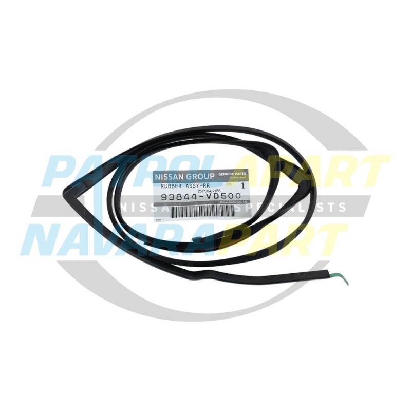 Genuine Nissan Patrol GU4 Series 4 Right Rear 1/4 Flare Seal Black