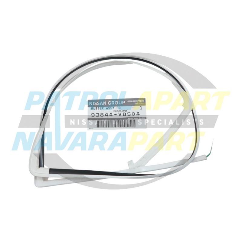 Genuine Nissan Patrol GU4 Right Rear 1/4 Flare Seal QM1 QX1 WHITE