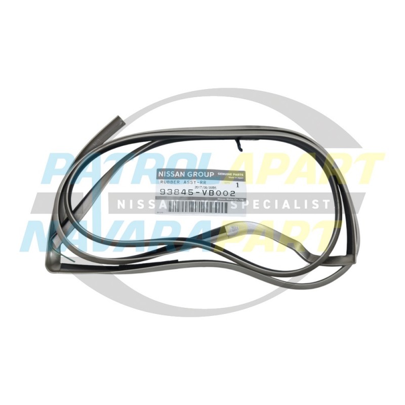 Genuine Nissan Patrol GU 1-3 LHR 1/4 Panel Flare Seal ES6