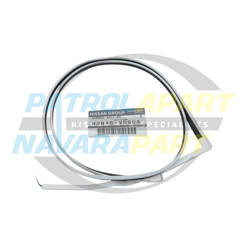 Genuine Nissan Patrol GU 4 Left Rear 1/4 Flare Seal QM1 QX1 WHITE