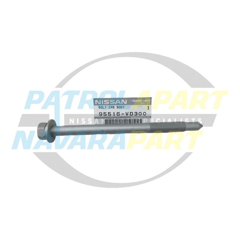 Genuine Nissan Patrol GU Front BodyMount Bolt for Row 1