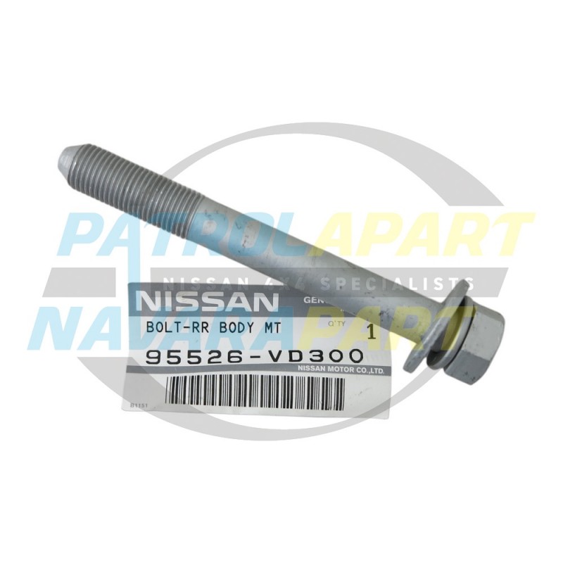 Genuine Nissan Patrol BodyMount Bolt GU Row 2 and 4