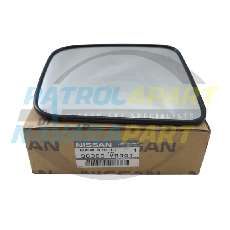 Genuine Nissan Patrol Mirror Glass GU 1-4 LH Electric Mirror