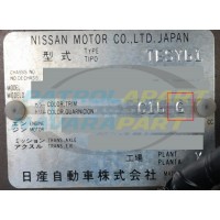 Genuine Nissan Ash Tray Black Colour Code G - Nissan Patrol GU4