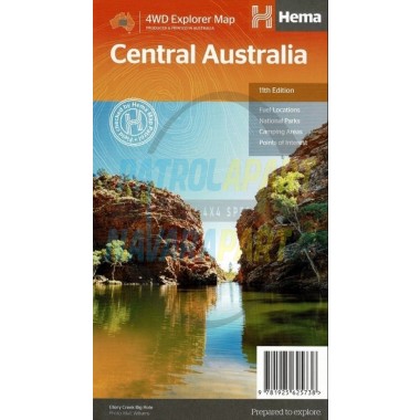 Central Australia Hema Map