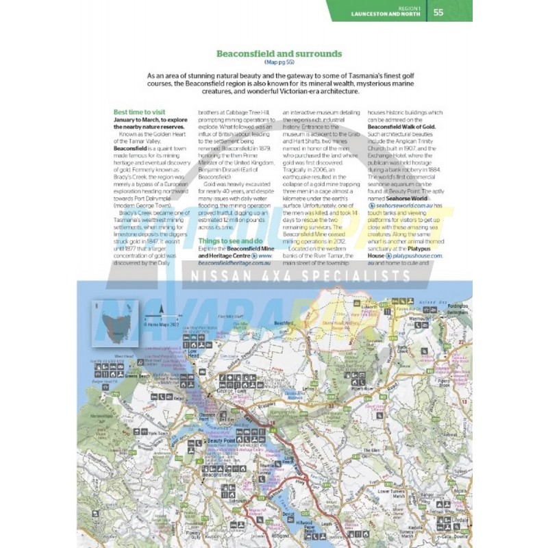 Tasmania Hema Atlas and Guide New 2nd Edition