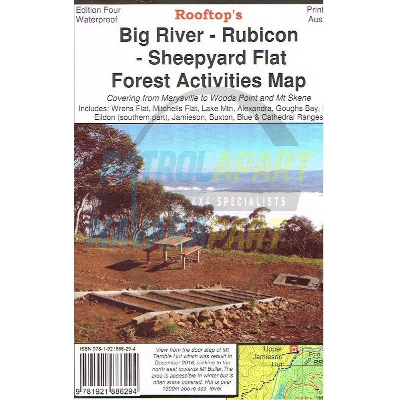 Big River Rubicon Sheepyard Forest Activities Rooftop Map