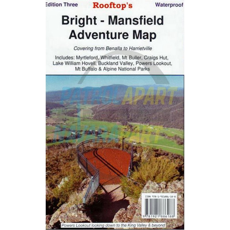 Map Bright - Mansfield rooftop adventure map