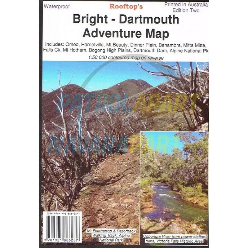 Map Bright - Dartmouth Rooftop Adventure Map Waterproof Edition 2