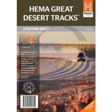 Great Desert Hema Map - Eastern Sheet