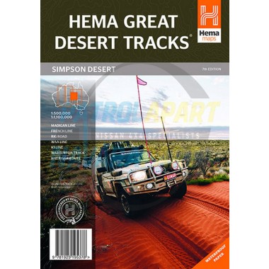 Great Desert Hema Map - Simpson Desert