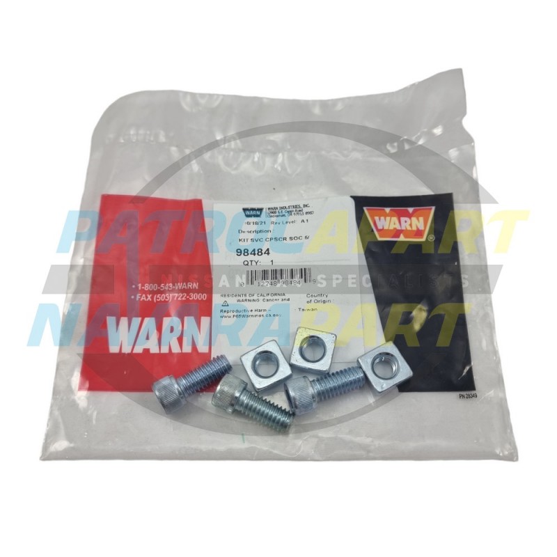 Warn Hi-Mount M8274 Top Housing Bolt & Nut Set