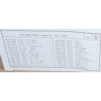 Genuine Nissan Patrol GU Y61 RD28 2.8L Diesel Engine Repair Gasket Set