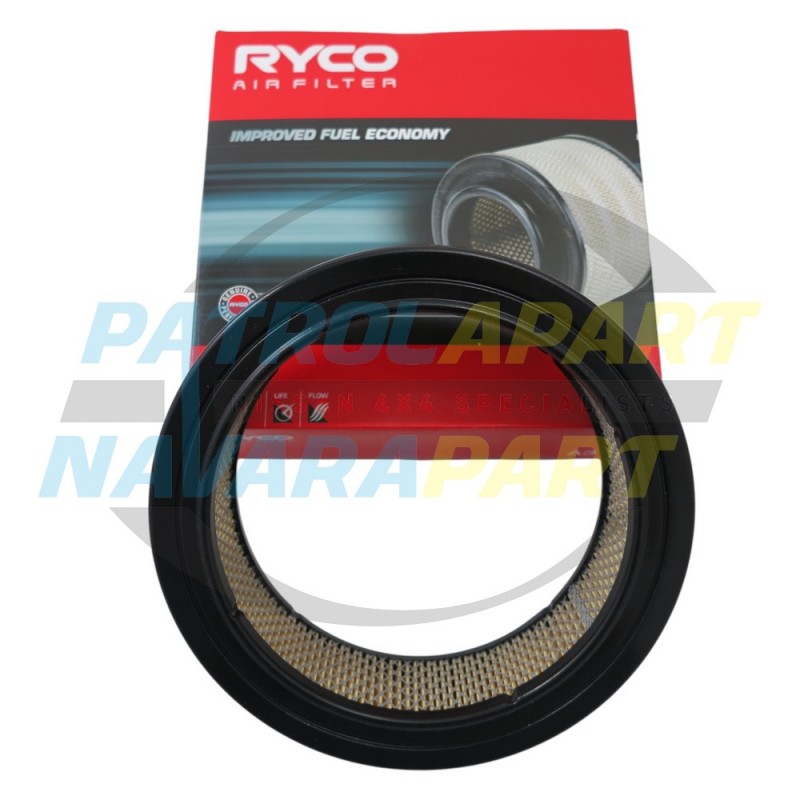 Ryco Air Filter Suit Nissan Patrol GQ TB42s Carby on LPG