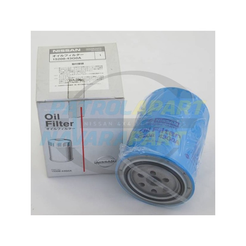 Genuine Nissan GQ GU Patrol Oil Filter TD42 TD42T TD42Ti