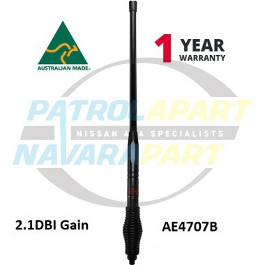 GME 2.1DBI GAIN UHF Black Antenna 595mm Medium Duty