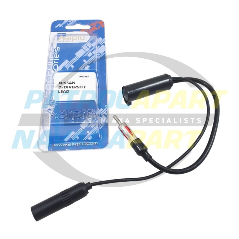 Polaris Maxx Adaptor Loom for Nissan Patrol GU with 2 Pin Antenna Plug