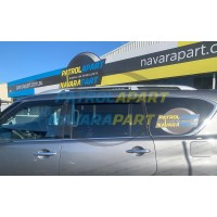 Alloy Silver Roof Rail Pair for Nissan Patrol Y62