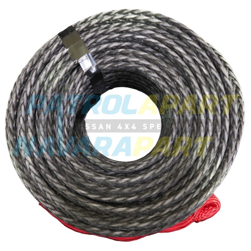 AUZ12 Winch Rope 10mmx30m suit Low Mount Winch Carbon/Runva/VRS