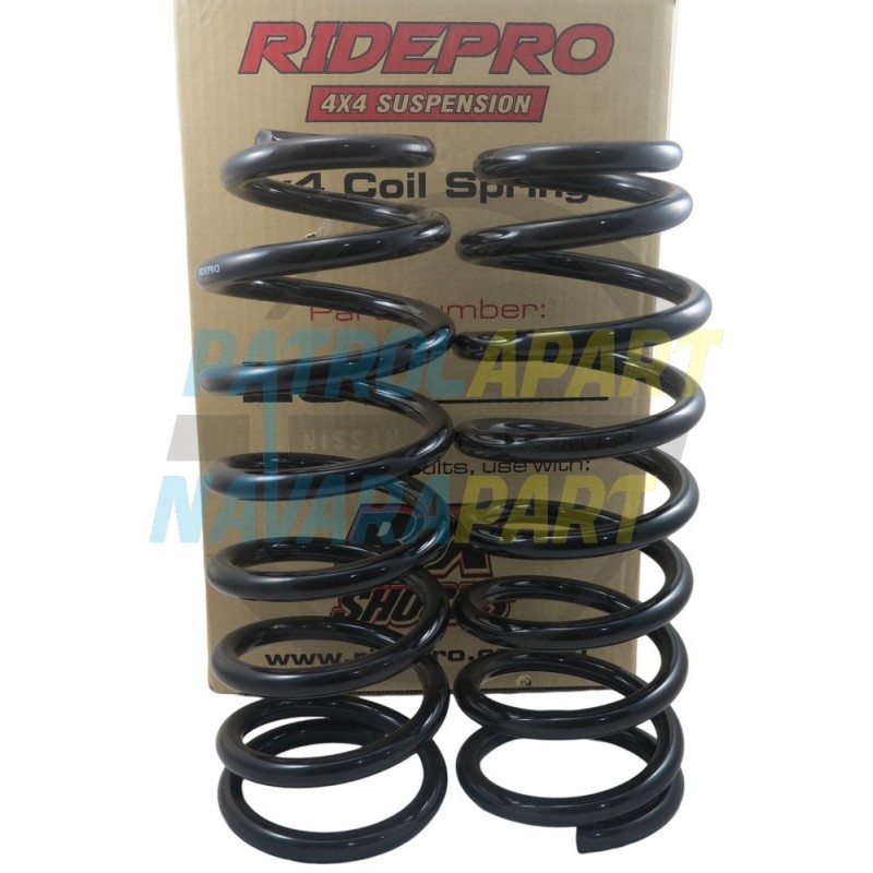 Ridepro Front Coil Spring suits Nissan Patrol GQ GU Pair 3