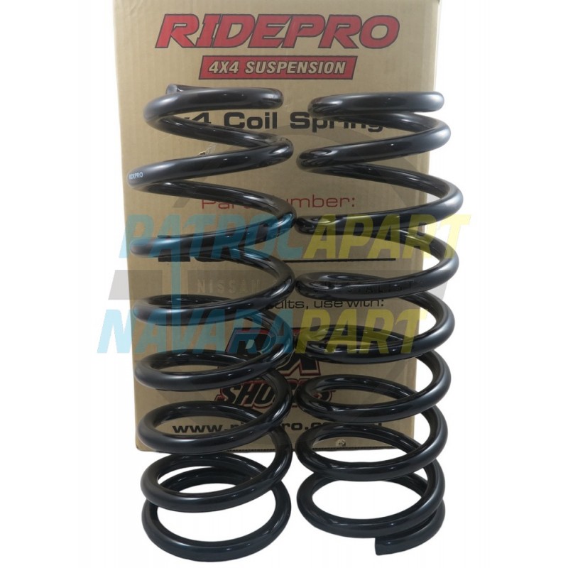 Ridepro Front Coil Springs suits Nissan Patrol GQ GU Pair 3