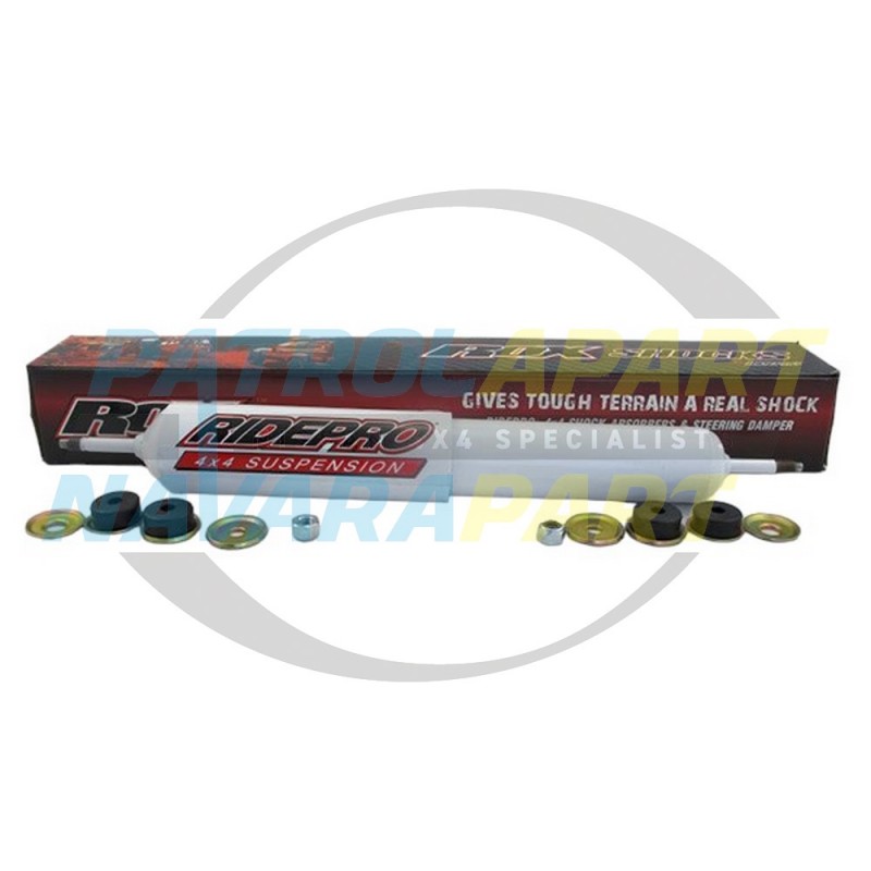 RidePro Steering Damper Pin to Pin for Nissan Patrol GU Wagon upto 2000 & All Utes