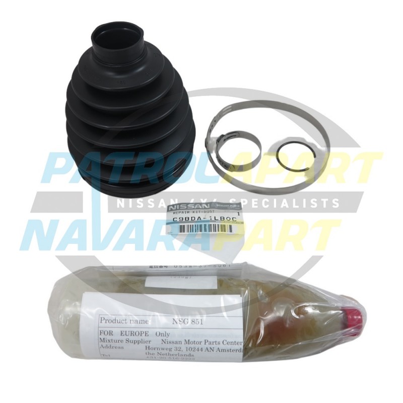 Genuine Nissan Patrol Y62 VK56 RH or LH Front Outer CV Boot Kit