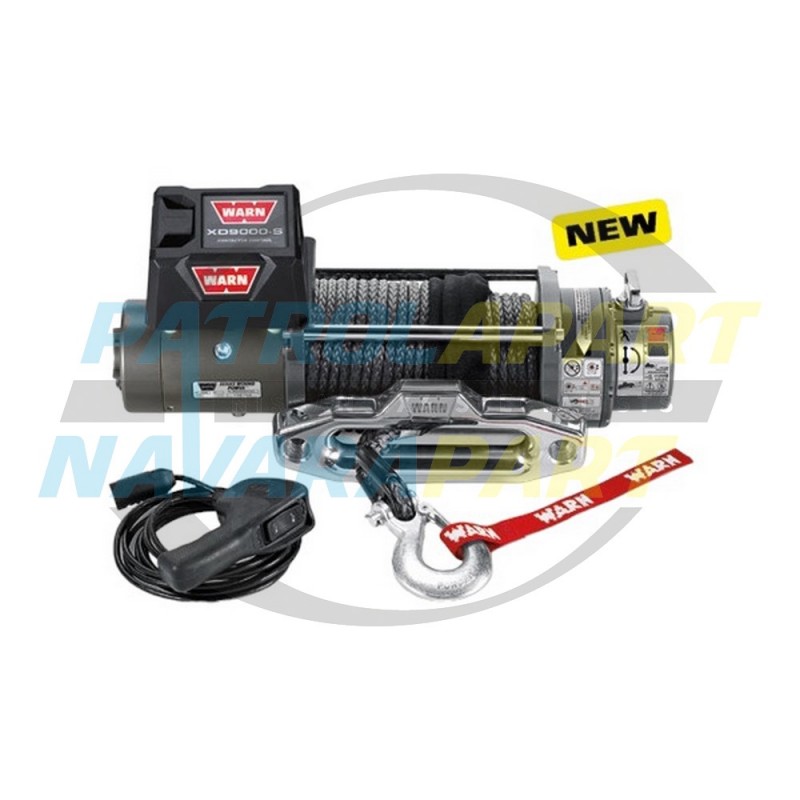 Warn XD9000 Low Mount Winch with Spydura Synthetic Rope