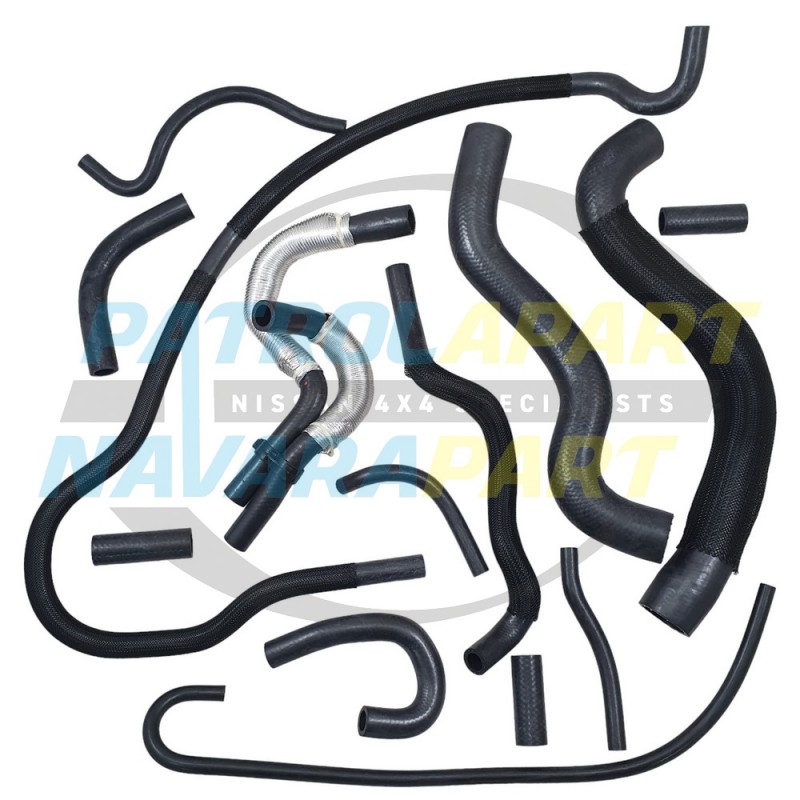 Heater & Radiator Cooling Hose kit for Nissan Patrol GU Y61 with ZD30 CR