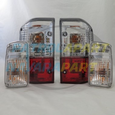 Crystal Corner Light & Tail Light Kit for Nissan Patrol GQ Y60 Series 1