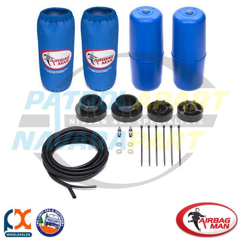 Air Bag Man High Pressure Kit for Nissan Patrol Y62 with HBMC Suspension 40-50mm Lift