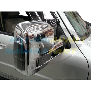 Clearview Mirror Pair Suits Nissan Patrol GU in Chrome