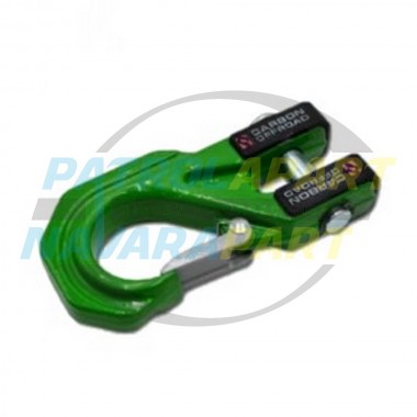 Carbon Offroad Mega Pro Winch Hook Green