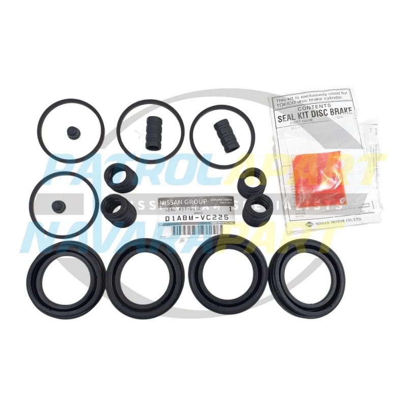 Genuine Nissan GU Y61 TB48 4.8L Front Brake Caliper Complete Seal Rebuild Kit