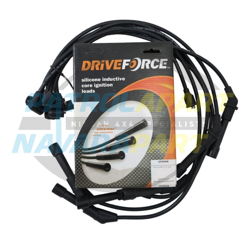 Drive Force Ignition Spark Plug Leads for Nissan Patrol GQ Y60 RB30 3.0L Petrol