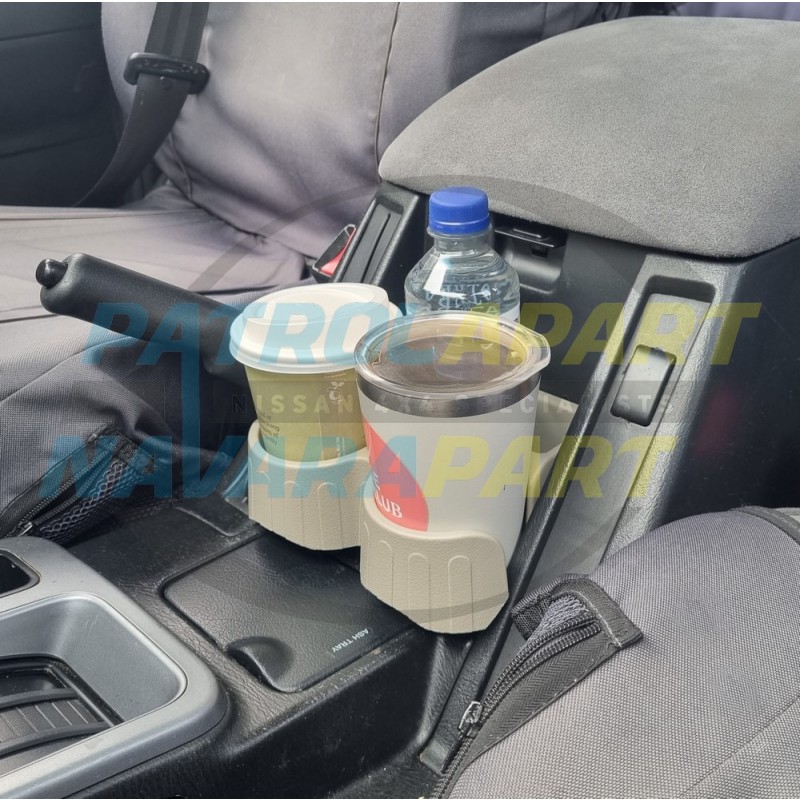 Large Cup Holder Suit Nissan Patrol Y61 GU4 J Code Cream