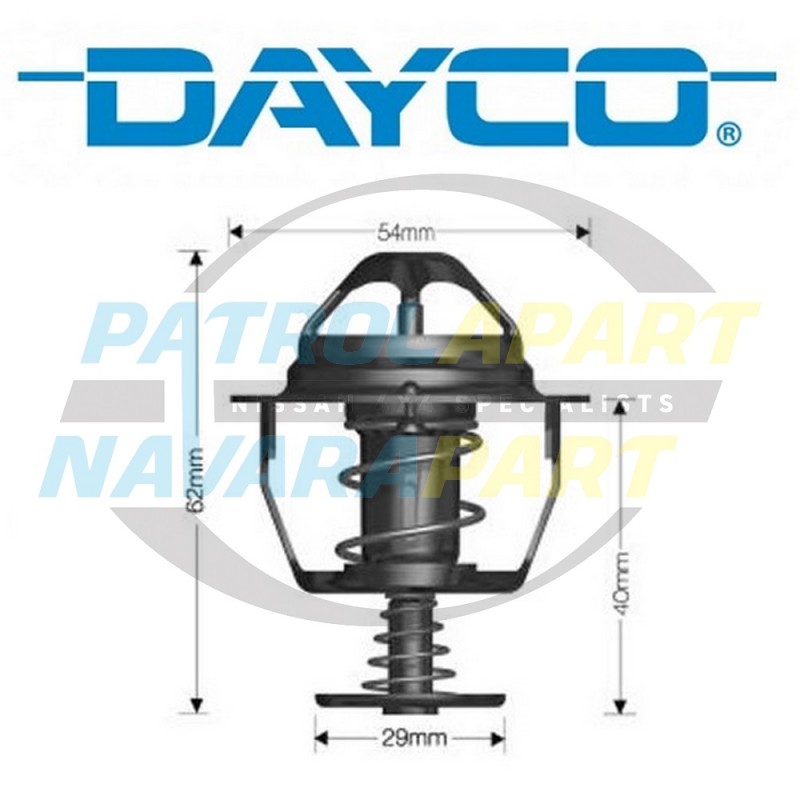 Dayco 82 Degree Thermostat Suit Nissan Patrol GU GQ with TD42 engines