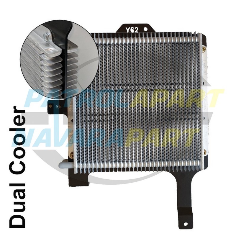 Dual Auto Transmission Oil Cooler Kit for Nissan Patrol Y62