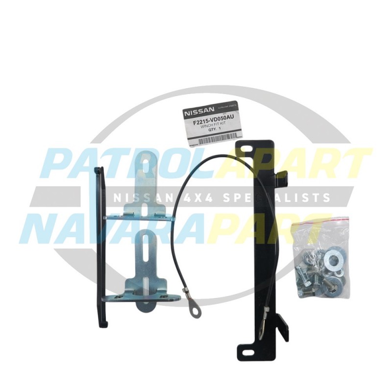 Genuine Nissan GU4 Bullbar Winch Fit Kit