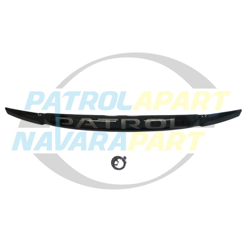 Genuine Nissan Patrol Smoked Bonnet Protector Suit GU 1-3