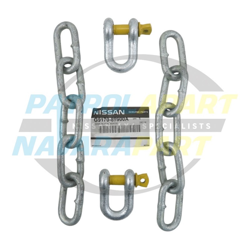 Genuine Nissan Trailer Safety Chain Extension Set