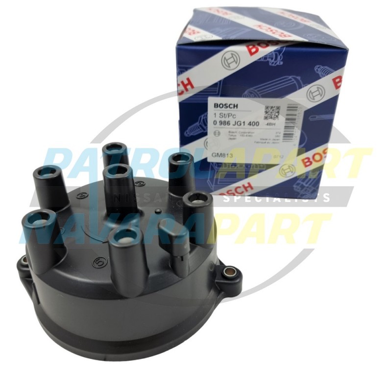 Bosch Distributor Cap for Nissan Patrol GQ Y60 TB42 EFI